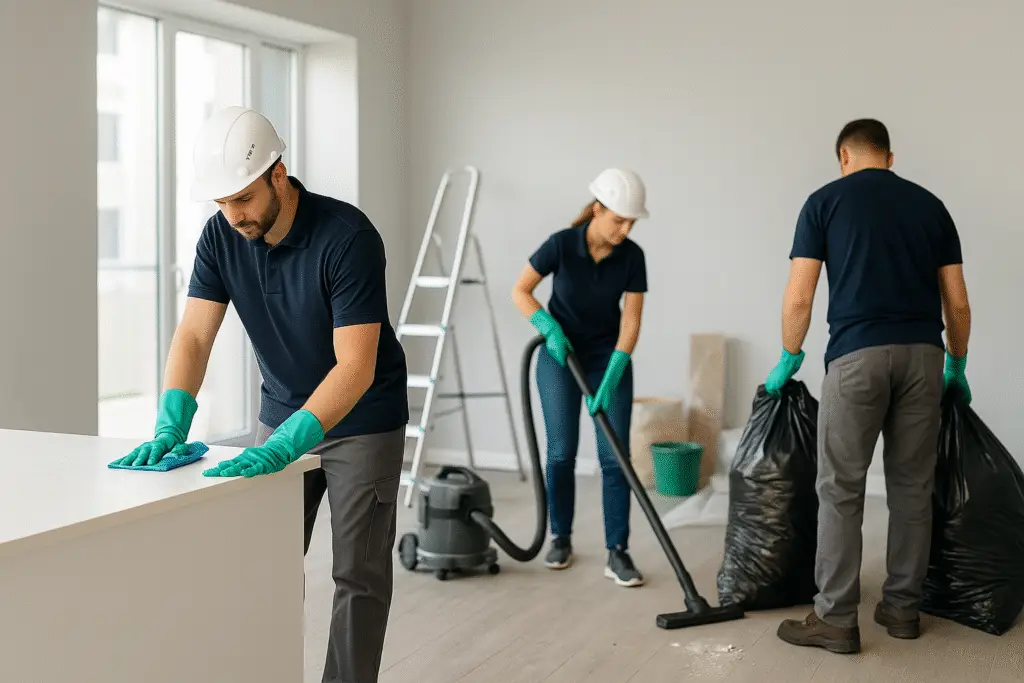 professional builders cleaning newly renovated space 1024x683